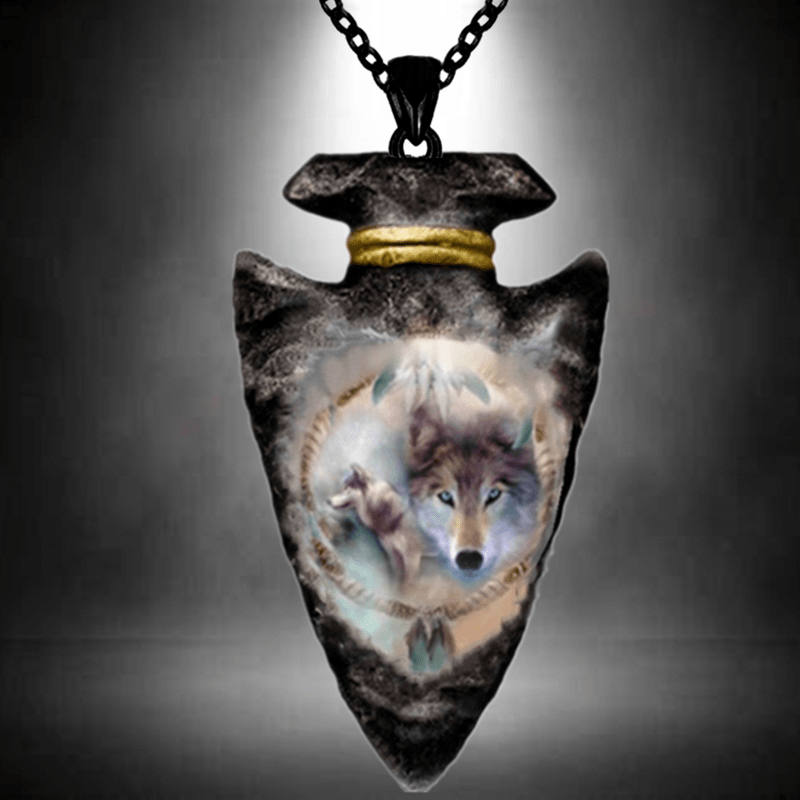 Punk Hip Hop Geometric Triangle Pendant Necklace