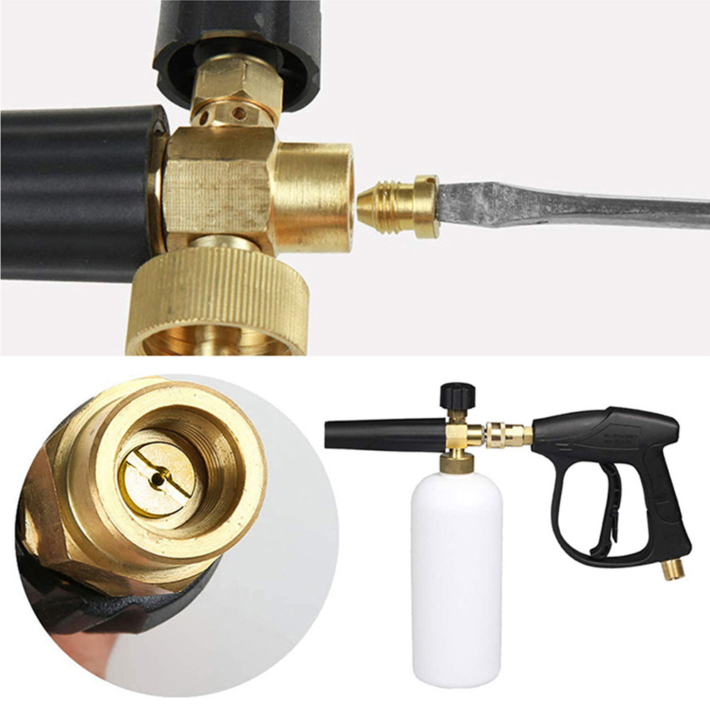Tool Daily Pressure Washer Foam Cannon for Car Wash, Snow Foam Lance,  Additional Orifice Nozzle 1.1mm, 1/4 Inch