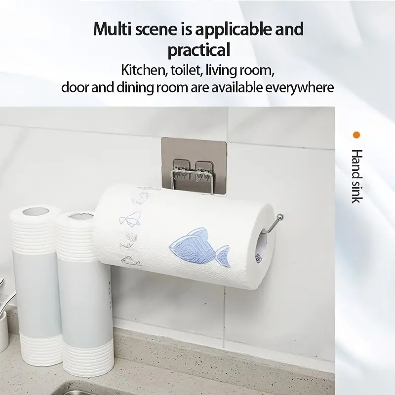 Kitchen Paper Towel Holder, Bathroom Sink Storage Rack