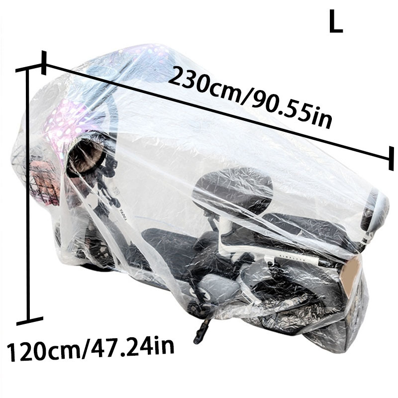 Cubierta impermeable para coche y motocicleta, cubierta desechable