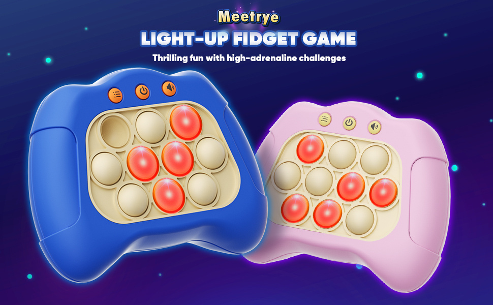 Quebra-cabeça Pop Light Up Jogo Fidget Jogos de Viagem Para