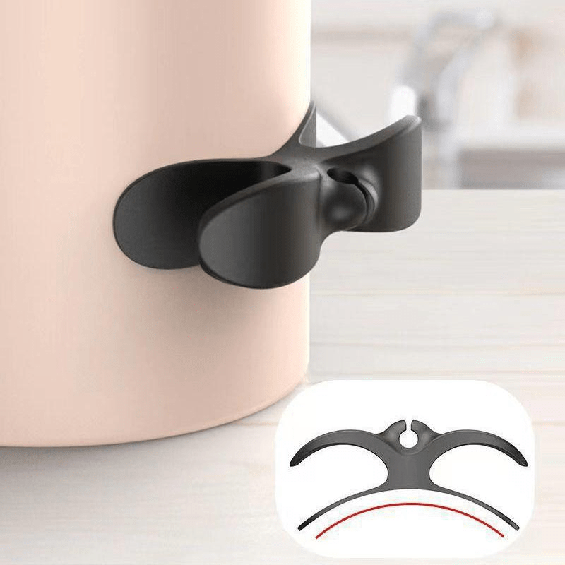 2pcs Plug Holder Self-adhesive Plug Hook Kitchen Cable Organizers
