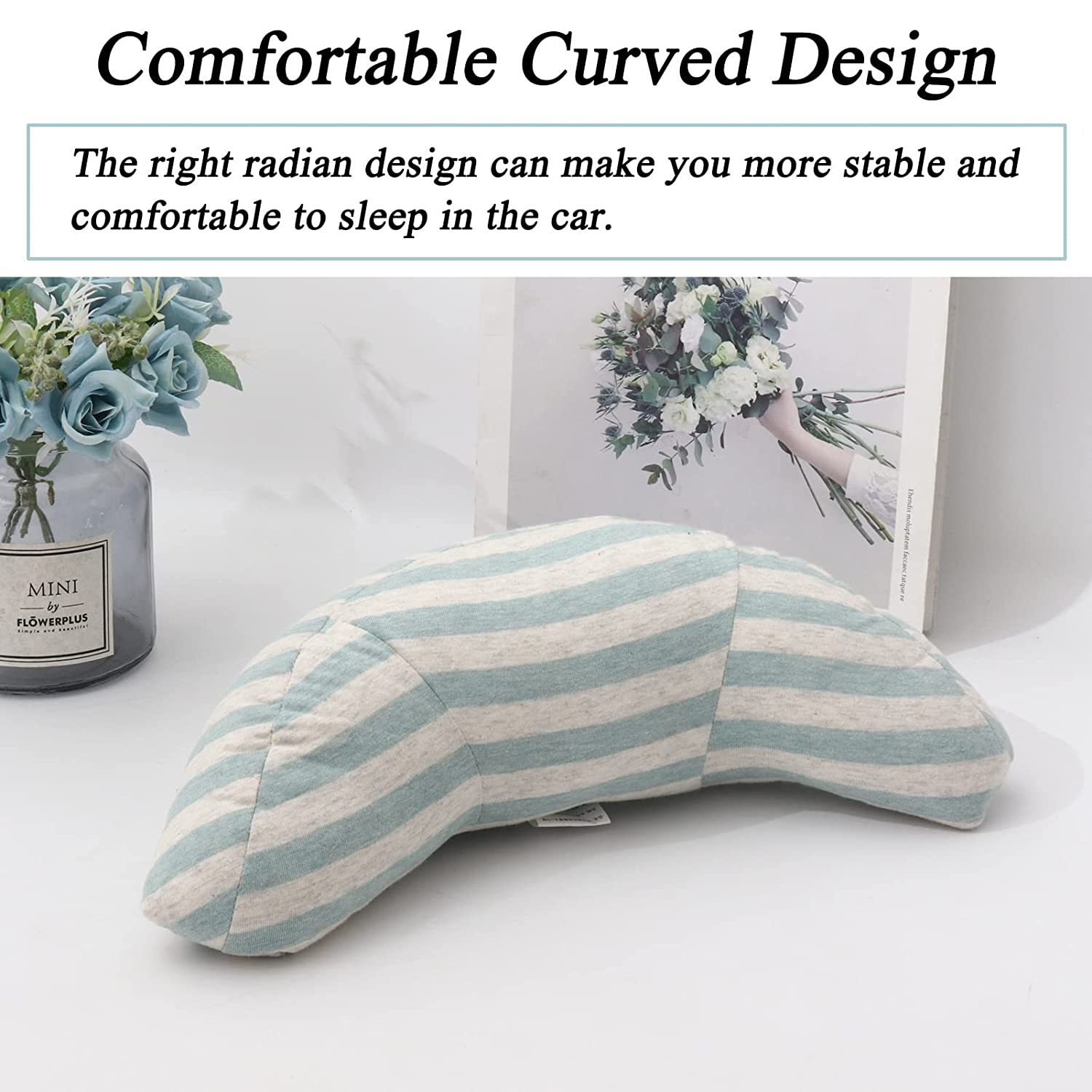 1pc Flower Design Plush Car Seat Cushion