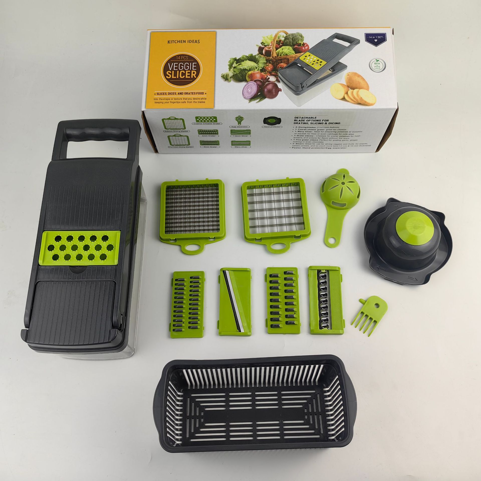 Upgrade Your Kitchen With This All in one Vegetable Chopper - Temu