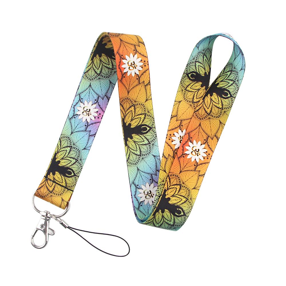 Cute Cartoon Feather Flower Neck Strap Lanyards: Perfect - Temu Australia