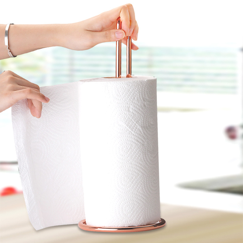 Stainless Steel Paper Towel Holder Desktop Tissue Storage - Temu