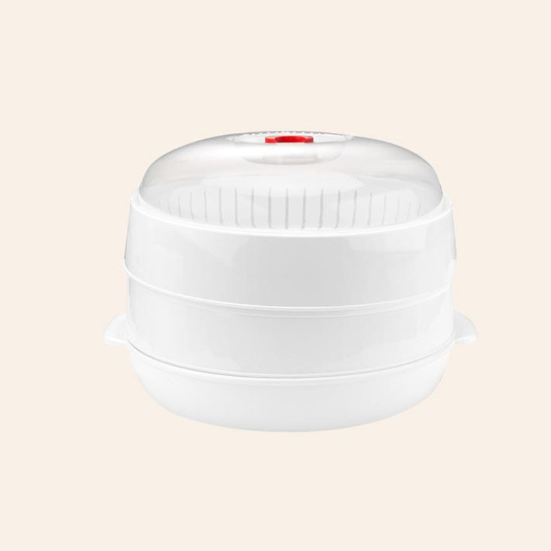 Plastic Microwave Steamer With Lid Double layer Food grade - Temu