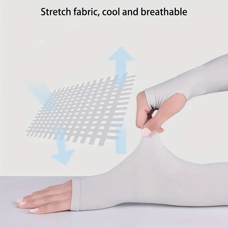 Let's Slim Arm Sleeves with UV Protection for Sports & Driving 1