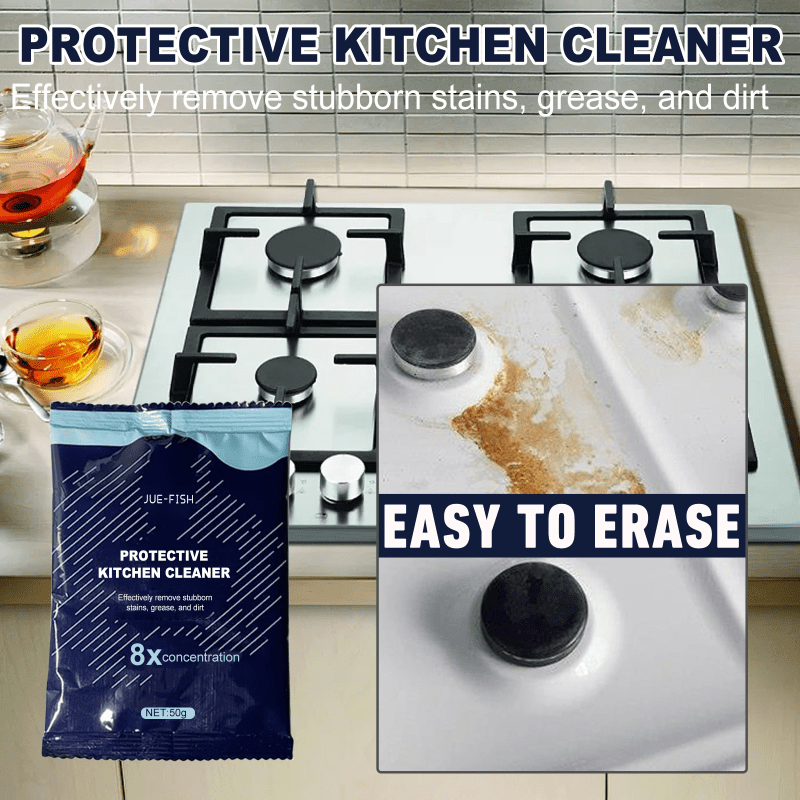 1/3pcs, Kitchen Oil Stains Grease Cleaning Powder, Multipurpose Kitchen  Cleaner Powder, Kitchen Heavy Oil Cleaner For Range Hood, Stove, And Sink,  Iro