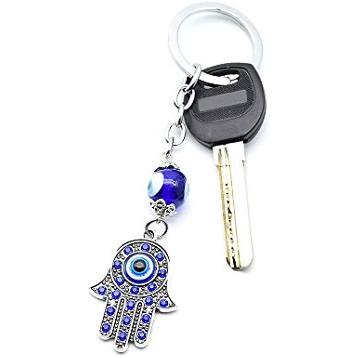 5pcs Hand Keychain Evil Eye Keychain Charms Lucky Key Holder Bags Hanging  Pendants