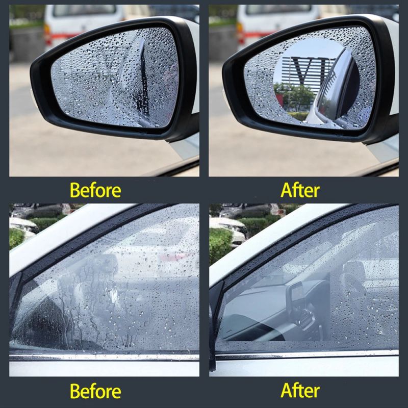 Tang Yuan Rückspiegel Seitenscheibe Auto Regenschutzfolie,Autospiegel  wasserdichte Folie reflektierende Spiegel Bad Glas