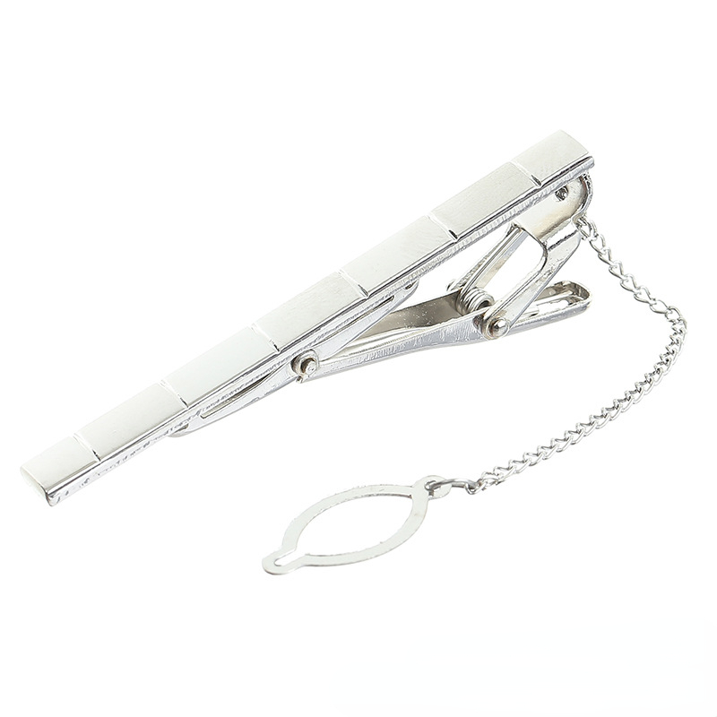 Zircon Inlaid Men's Tie Clip, Shirt Pocket Clip