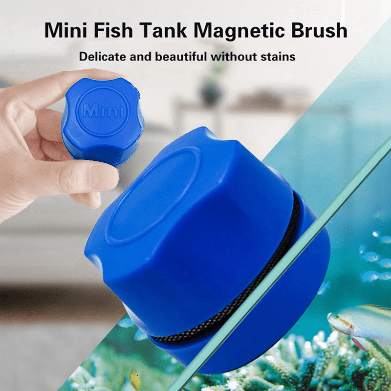 Magnetic Fish Tank Brush Fish Tank Glass Cleaner Brush - Temu