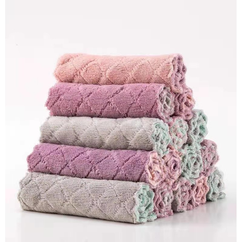  JEWEDECO 10 piezas de toallas de cocina para limpieza
