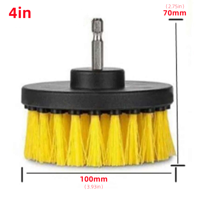 Electric Drill Brush Attachment Drill Brush Set Scrubber Brushes Household  Brick Cleaning Brush Car Brush - Temu