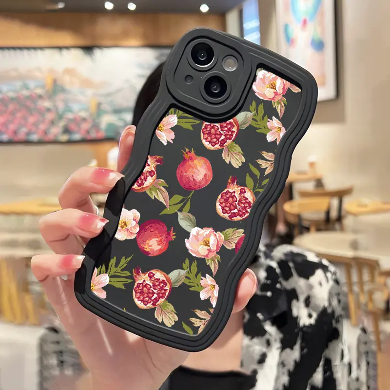 phone case pomegranate graphic anti fall sleeve phone case - Temu Italy phone case pomegranate graphic anti fall sleeve phone case - Temu Italy
