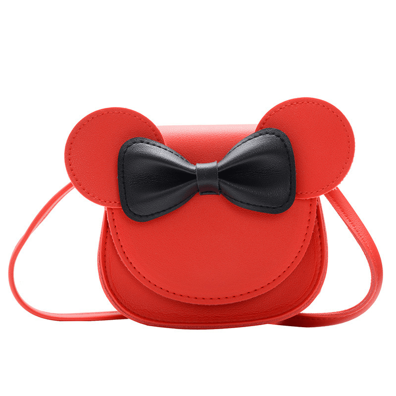 Girls Shoulder Bag Little Girls Handbag with Bow Knot Mini Flap