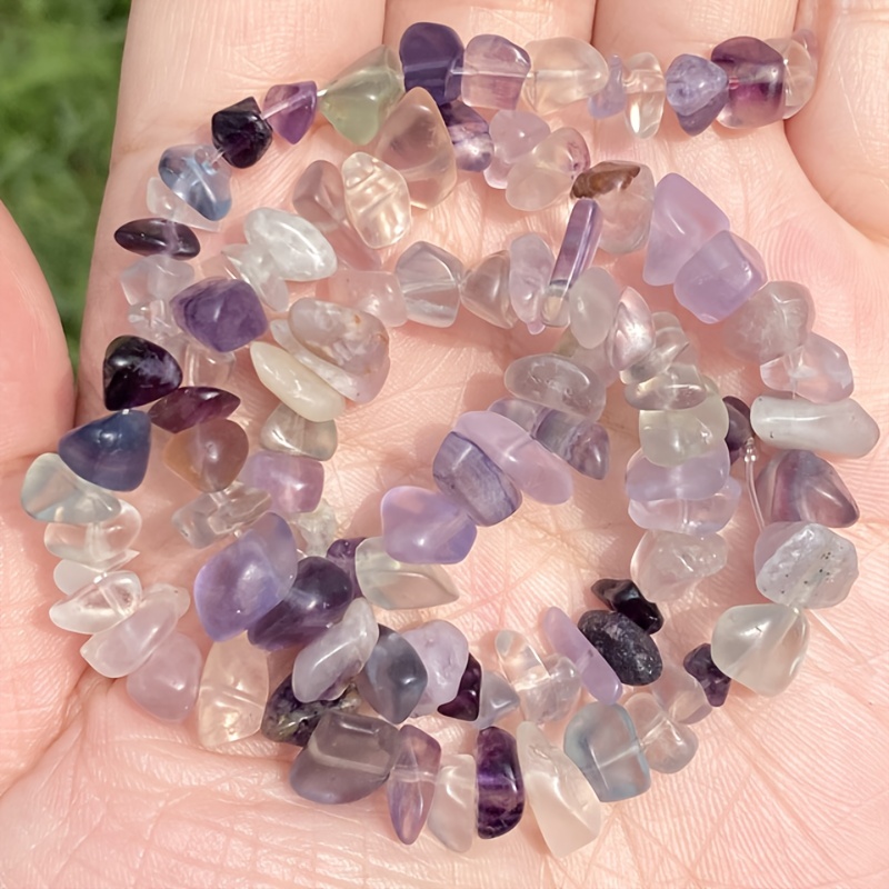 Natural Chips Stone Beads Irregular Gravel Amethysts Garnet - Temu United  Arab Emirates