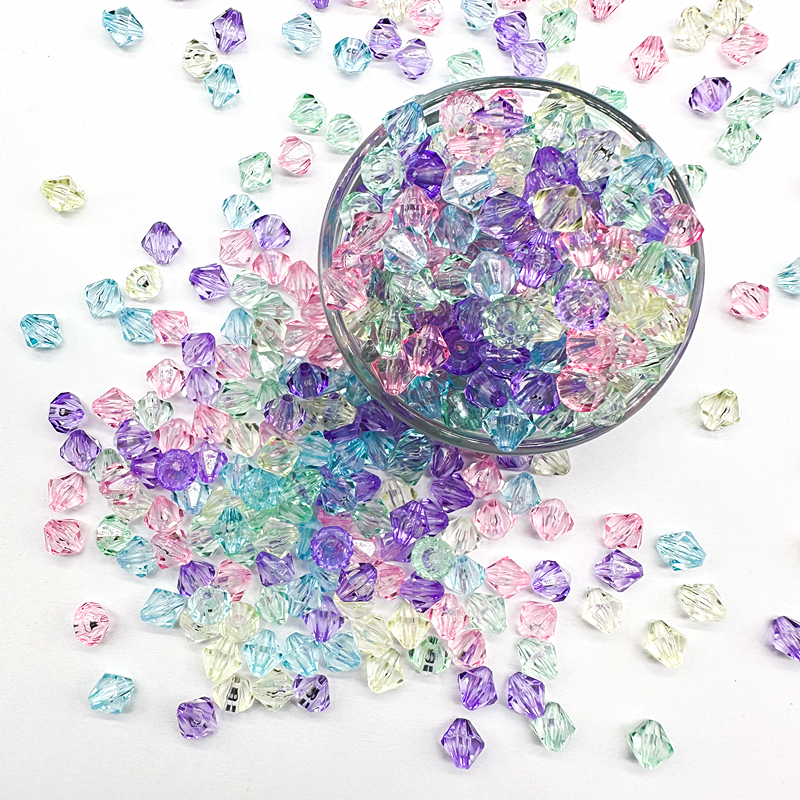 100pcs/pack 8mm Bright Color Purple Transparent Acrylic Beads For Jewelry  Making DIY Bracelet Necklace Room Decorations Handmade Craft Supplies