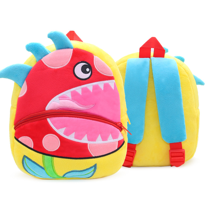 Fruit Cartoon Travel Backpack Plush Mini Bag