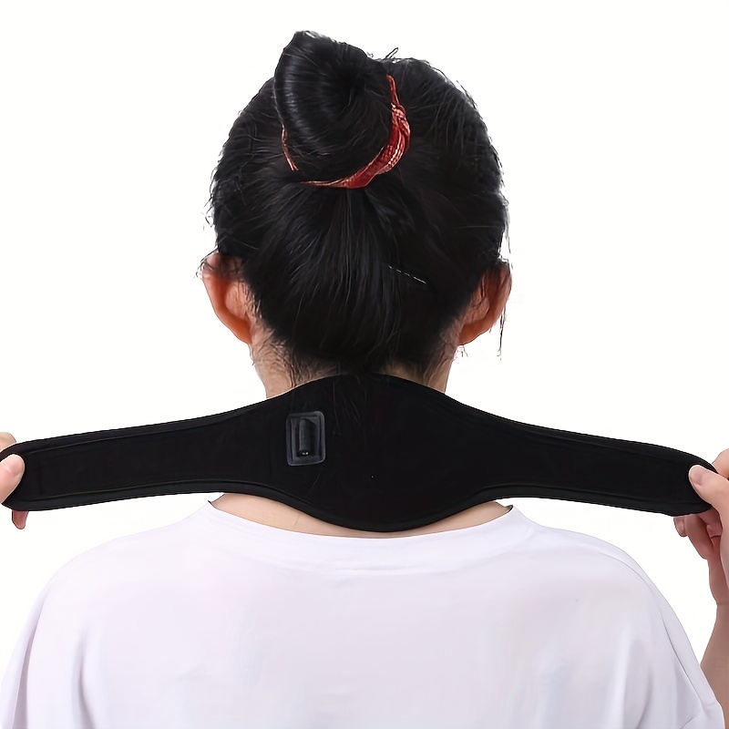 Self-heating Neck Support Brace, Portable & Adjustable Magnetic Neck Warmer  Protector - Temu