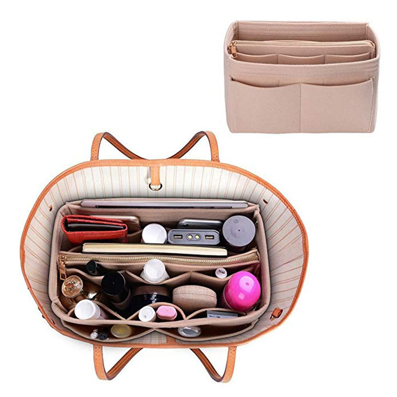 Deago Felt Insert Purse Handbag Organizer Bag Insert In Bag Totes