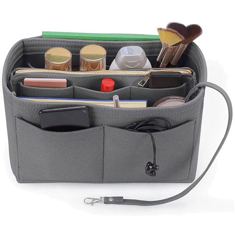 Purse Organizer Insert, Bag Organizer With Detachable Zipper Cover,  Lightweight Portable Travel Storage Bag - Temu France