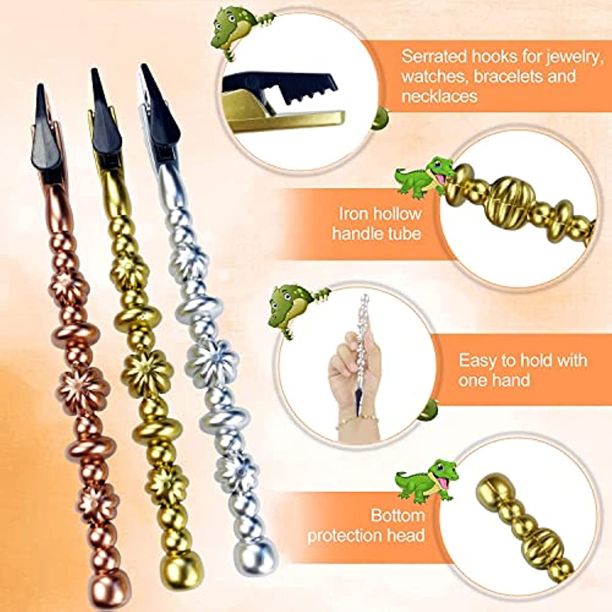 Bracelet Assist Clip Jewelry Tool Assistant Fastening and Hooking Equipment  for Head Chains, Watches and Jewelry