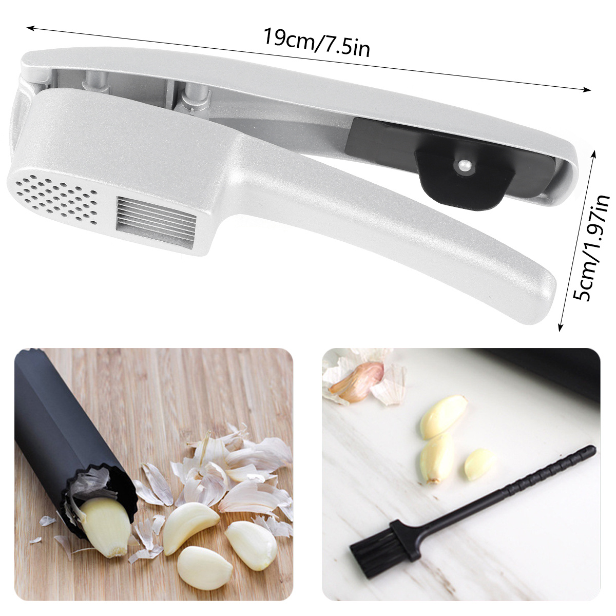 New Kitchen Multifunctional Garlic Crusher Manual Garlic Press Roll Crusher  Chopper Home Appliance Kitchen Gadgets Accessories