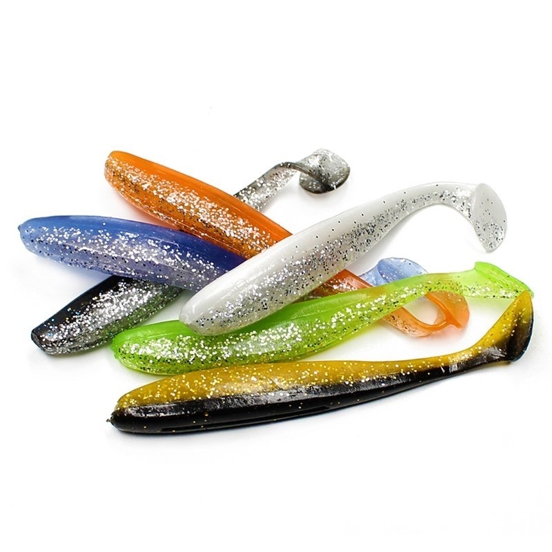 Double Color Rubber Fish Soft Lures Wobblers Effective - Temu Canada