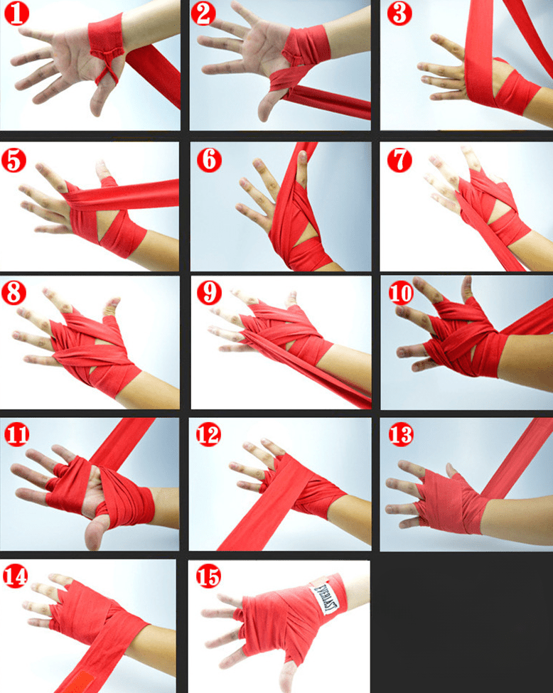 1pc Shock-Absorbing Hand Wraps for Karate, Sanda Boxing, and Fitness - Protect Your Hands and Improve Performance