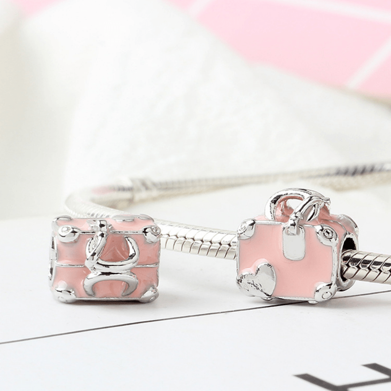 Pandora Pink Travel Bag Charm