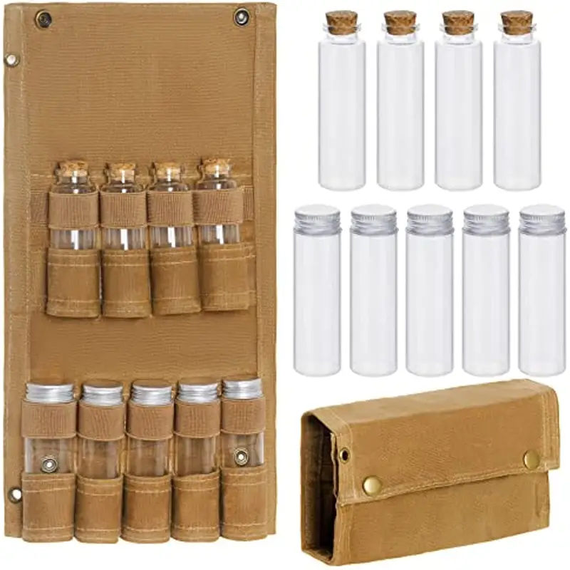 Travel Spice Containers Kit, Portable Spice Bag, Seasoning Storage