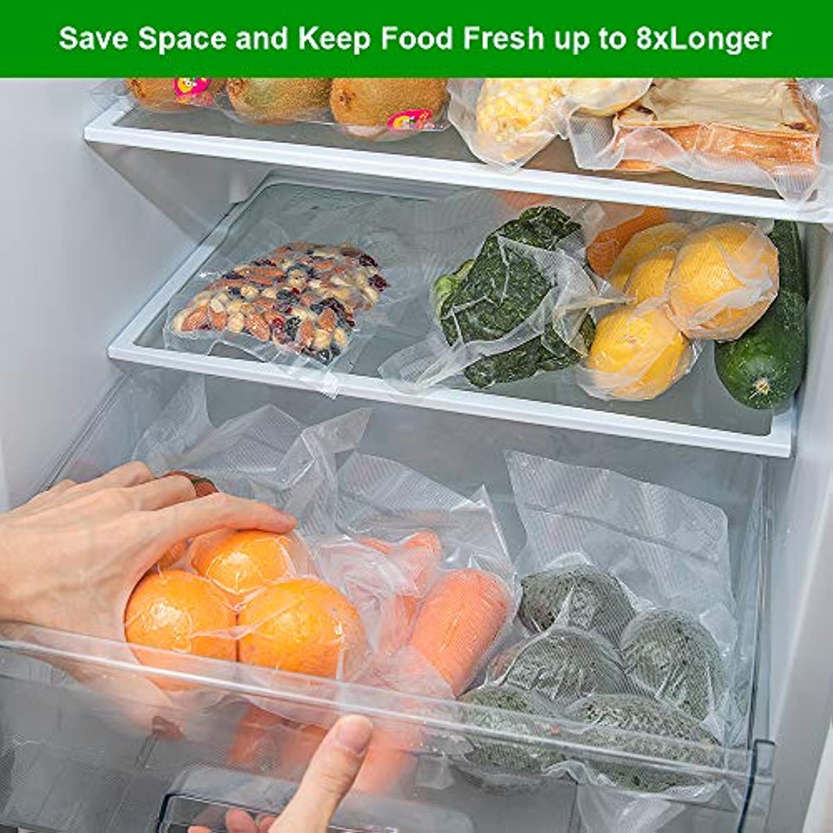 Vacuum Sealer Storage Bags - Keep Food Fresh Longer