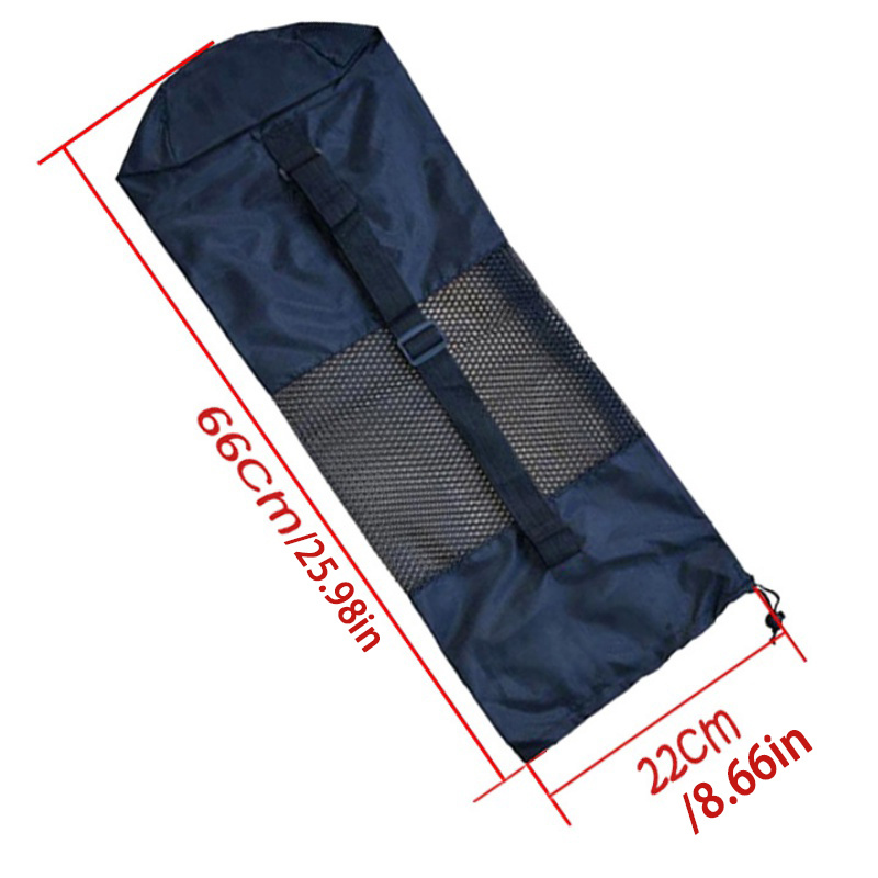 Fine Washable Nylon Yoga Mat Bag Carrier Mesh Center