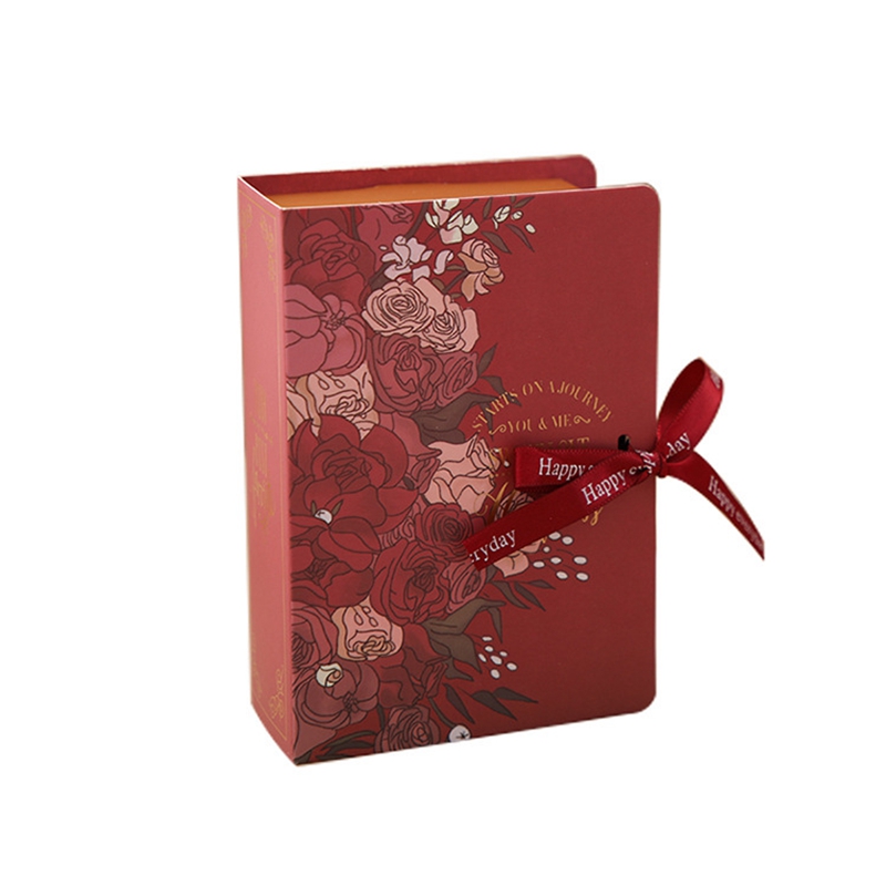 5pcs Book Shape Candy Boxes Paper Bags Wedding Birthday Party Decor