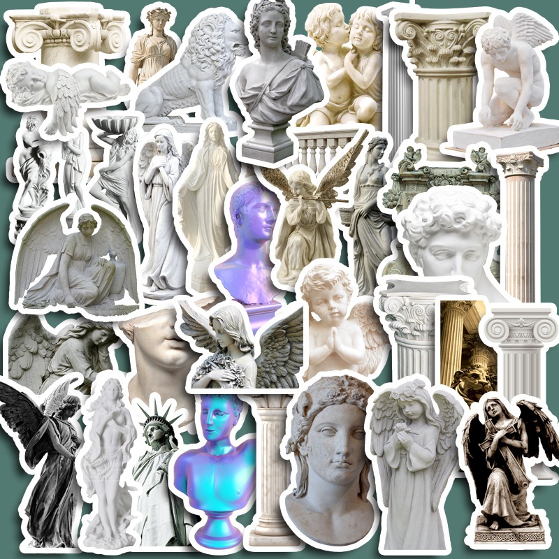  52Pcs Greek Mythology Aesthetics Stickers Pack