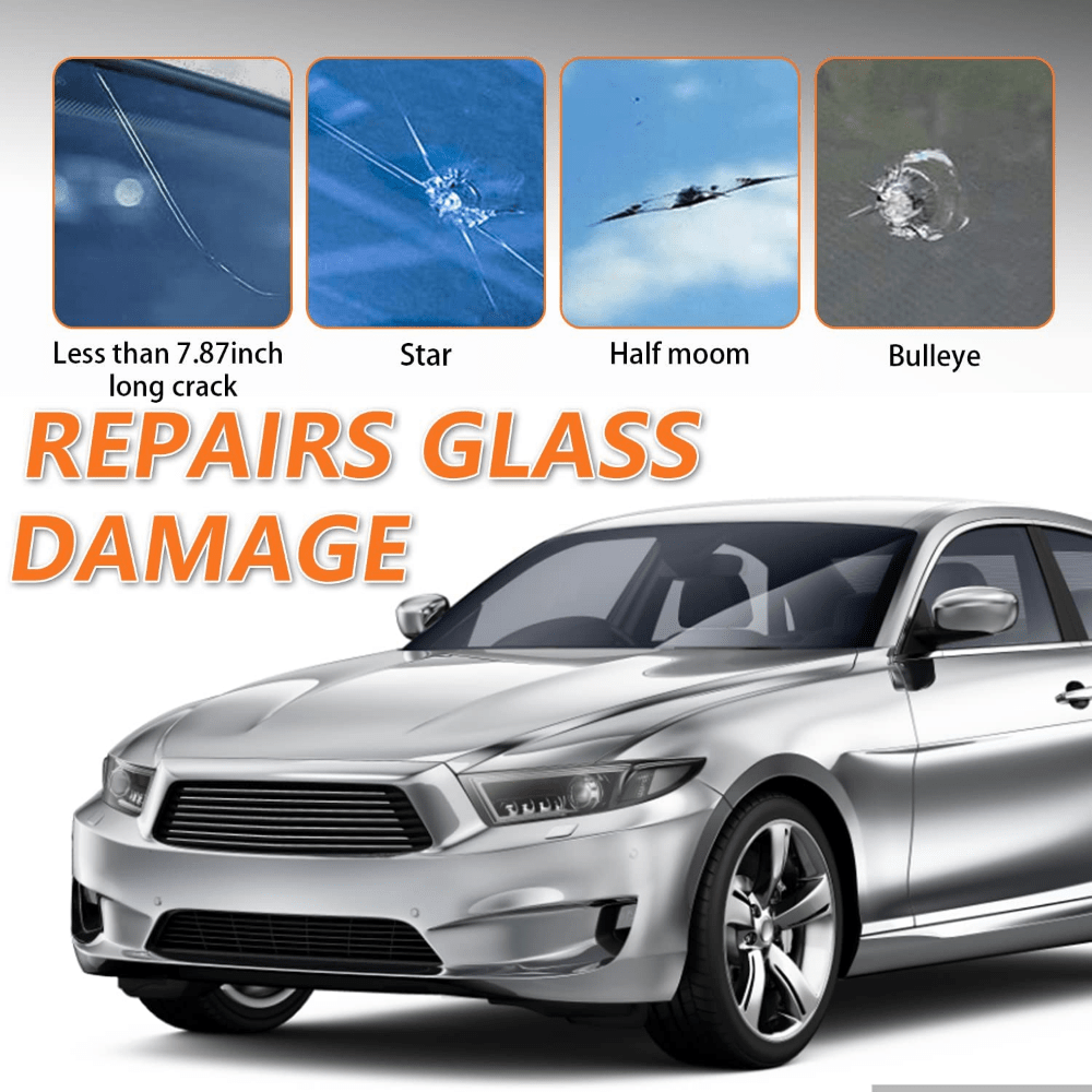 Kit de réparation de pare-brise Faites-le vous-même Outil de réparation des  fissures de pare-brise pour les éclats et les fissures de fenêtre de  voiture Solution rapide