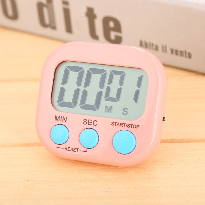 Timers Classroom Timer for Kids Kitchen Timer for Cooking Egg Timer  Magnetic Digital Stopwatch Clock Timer for Teacher Study Exercise Oven Cook  Baking Desk AAA Battery Included 2 Pack 