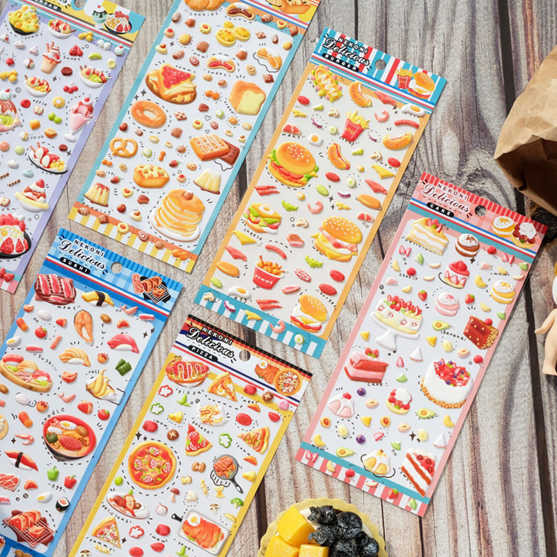 Food Stickers Scrapbooking  Kawaii Food Diary Stickers