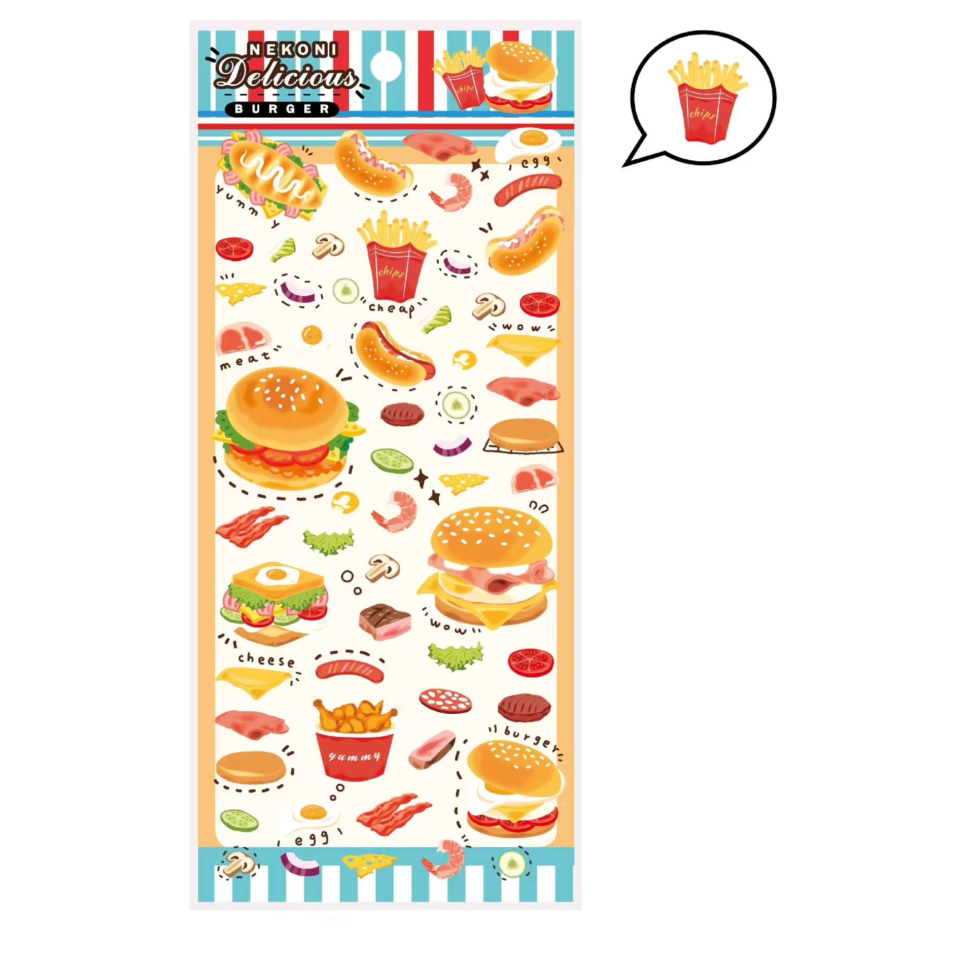 Kawaii 3d Food Stickers Perfect For Junk Journals - Temu