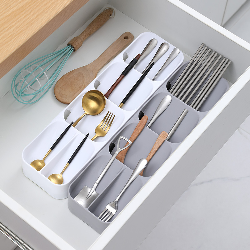 Kitchen Drawer Knife And Fork Storage Box Multifunctional - Temu