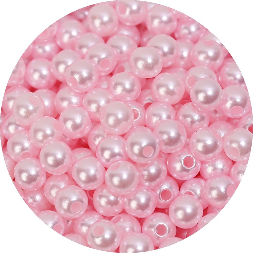 Multicolor Pearl Beads Round Handcrafted Loose Spacer Beads - Temu