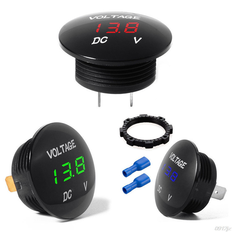 Voltímetro LED Digital 3 en 1 para coche, termómetro, cargador USB para  coche, medidor de temperatura de 12V/24V – Los mejores productos en la  tienda online Joom Geek