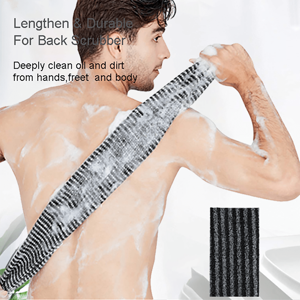  Exfoliating Nylon Bath Towels Shower Body Skin Cleaning  Washcloths Scrubbing Cloth Towel : Tools & Home Improvement
