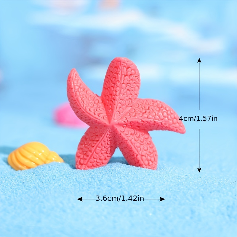 Starfish Resin Crafts Micro Landscape Ornaments For Decoration - Temu