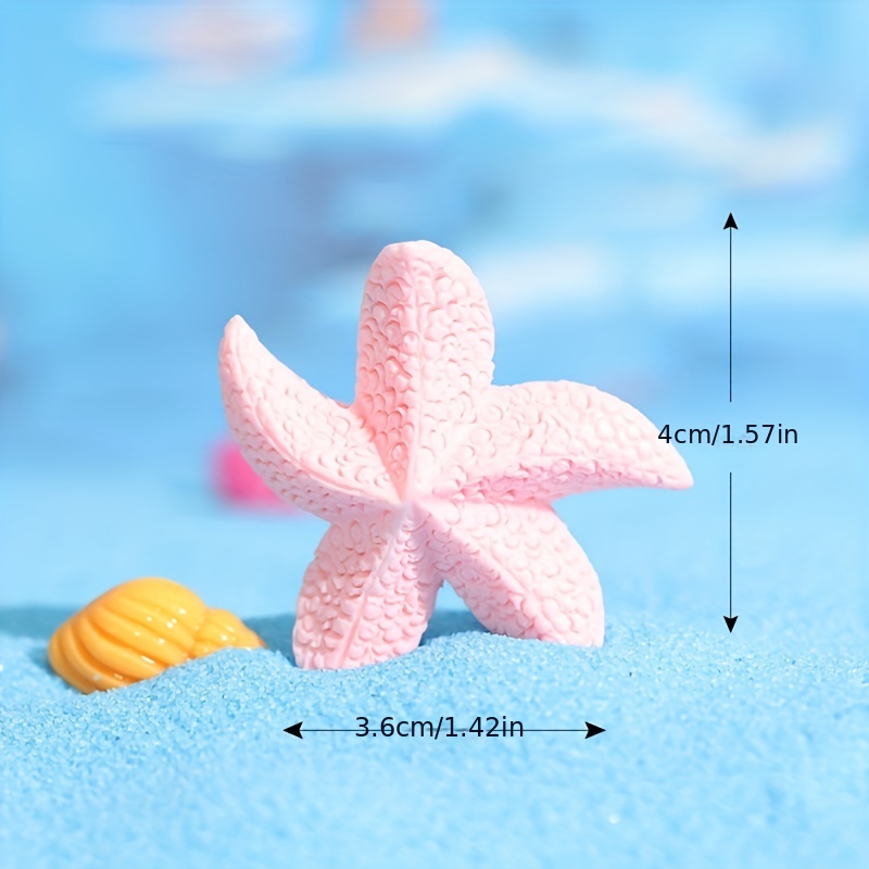 Starfish Resin Crafts Micro Landscape Ornaments For Decoration - Temu