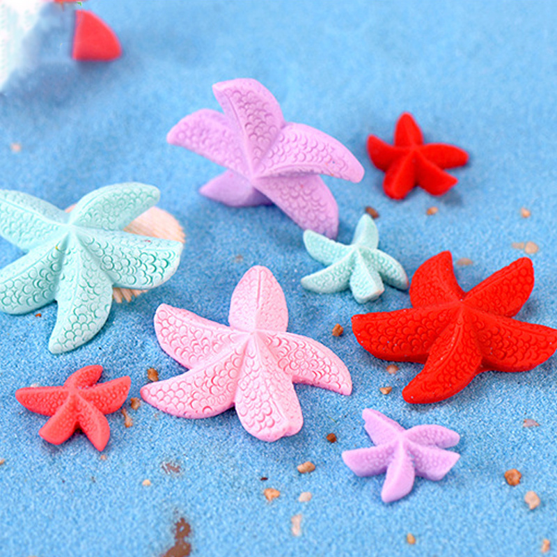 Starfish Resin Crafts Micro Landscape Ornaments For Decoration - Temu