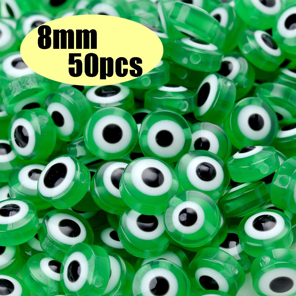 Resin Evil Eye Beads Kit Colorful Glass Seed Beads For - Temu