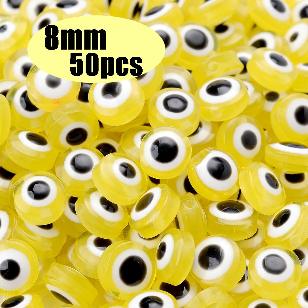 Resin Evil Eye Beads Kit Colorful Glass Seed Beads For - Temu